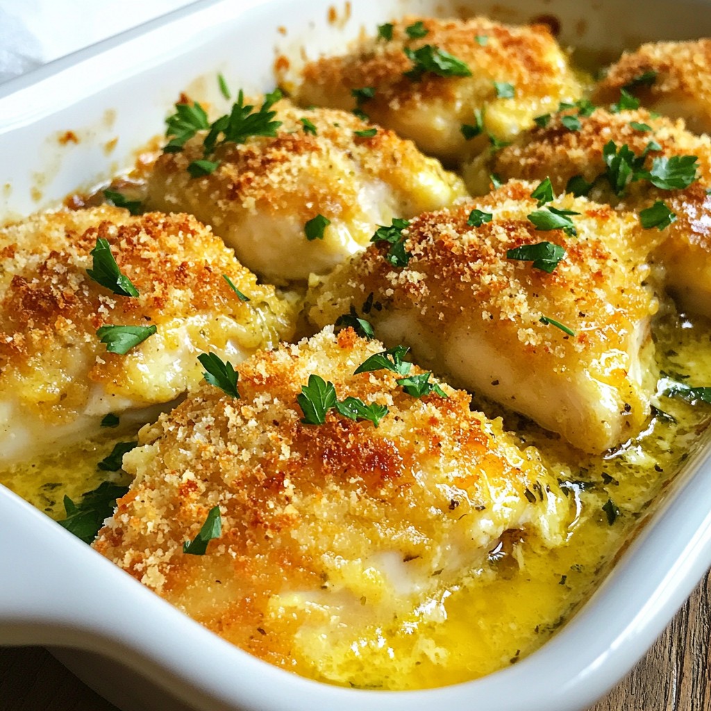 Garlic Parmesan Chicken Bake Flavorful and Easy Meal