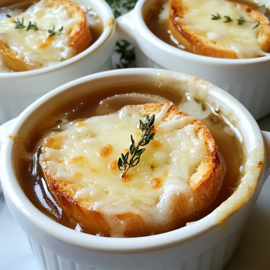 Classic French Onion Soup Savory and Comforting Dish