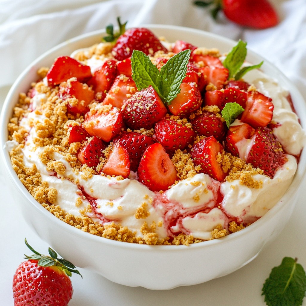 Strawberry Cheesecake Dip Simple and Tasty Delight