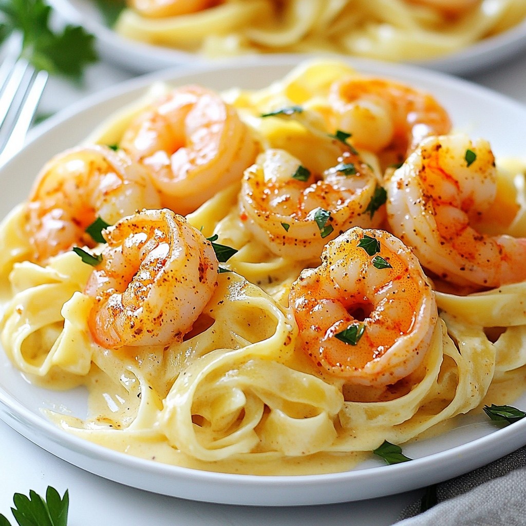 Cajun Shrimp Alfredo Flavorful and Creamy Delight