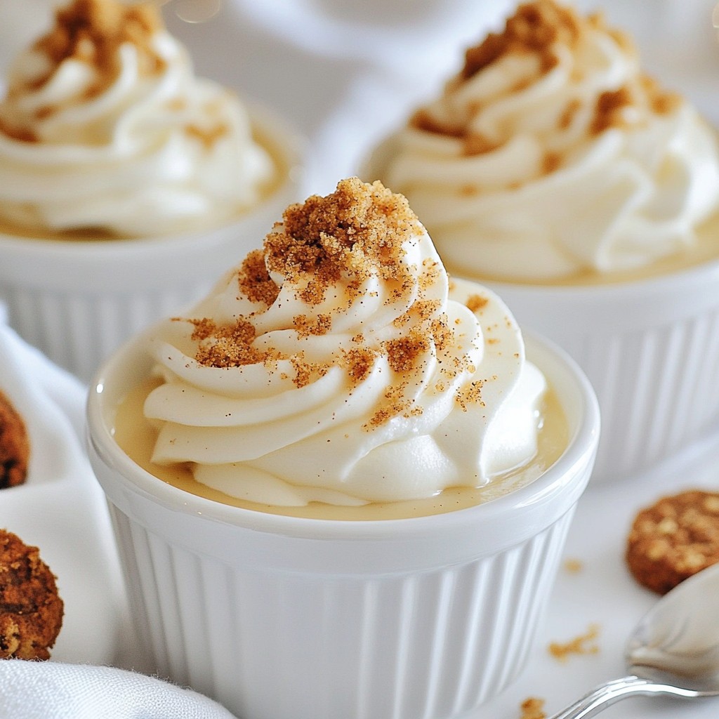 Eggnog Mousse Cups Delightful Holiday Treats