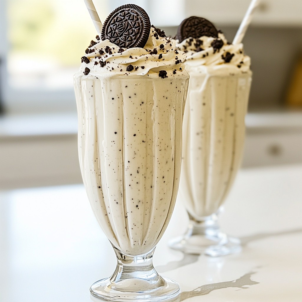 Three-Ingredient Oreo Milkshake Simple and Tasty Treat
