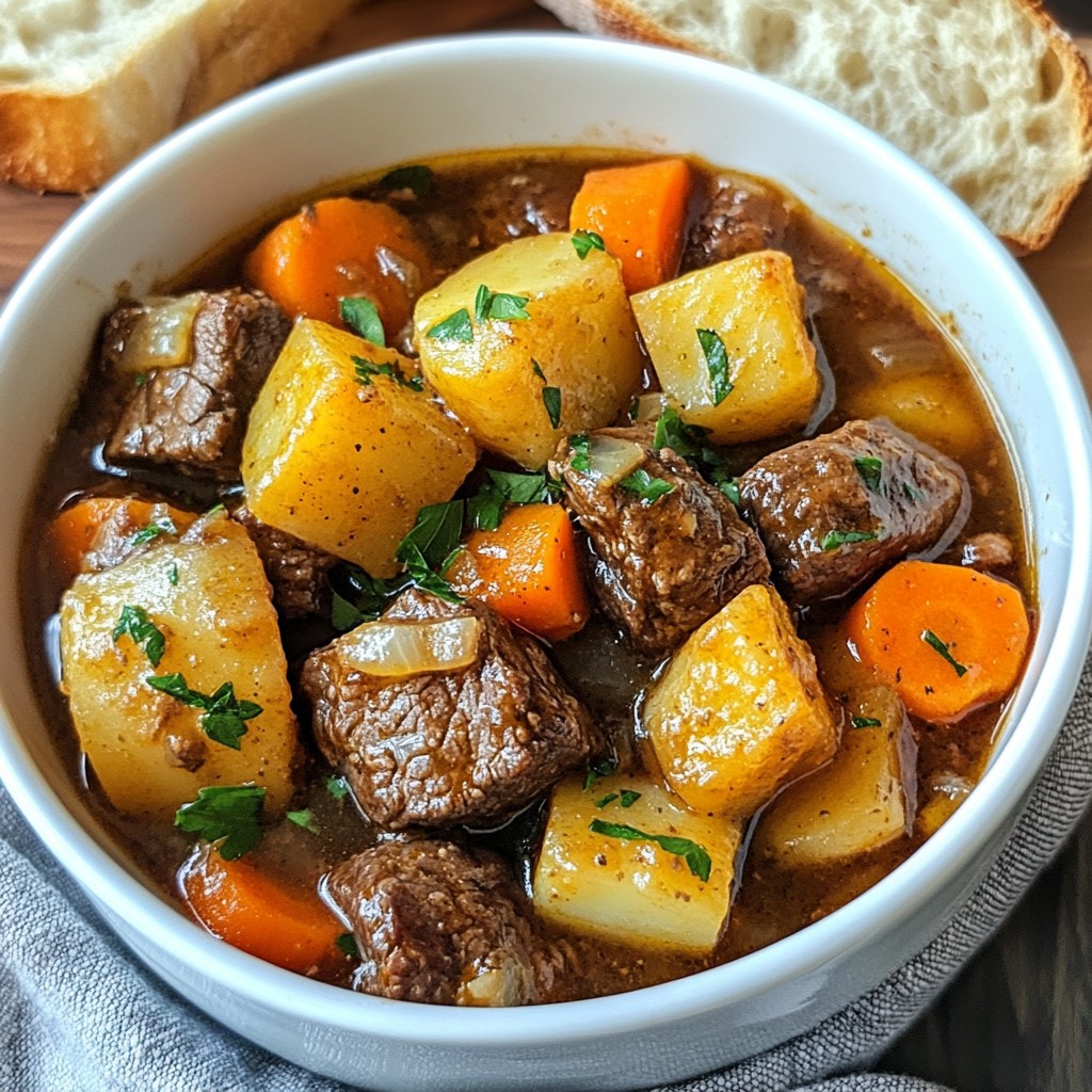 Instant Pot Beef Stew Flavorful Comfort Meal