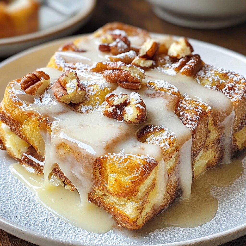 Cinnamon Roll French Toast Bake Easy and Tasty Recipe